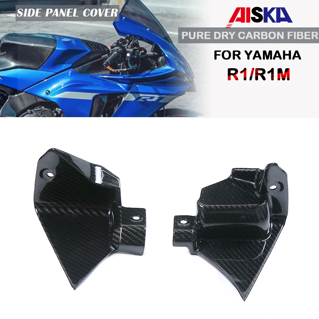 

Motorcycle Accessories Dashboard Inner Side Panel Fairing Kit 3K Dry Carbon Fiber For YAMAHA YZF R1 R1M 2020 2021 2022 2023 2024