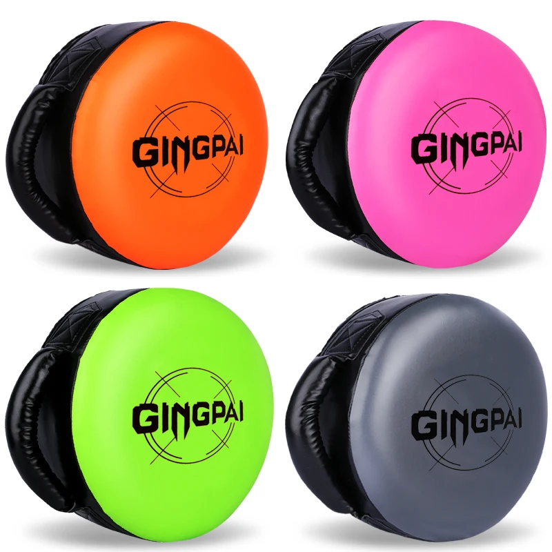 GINGPAI Punch Pad MMA Kickboxing Round Strike Shield Target Training Mauy Thai Big Pad Target Focus Boxing Punching Mitts