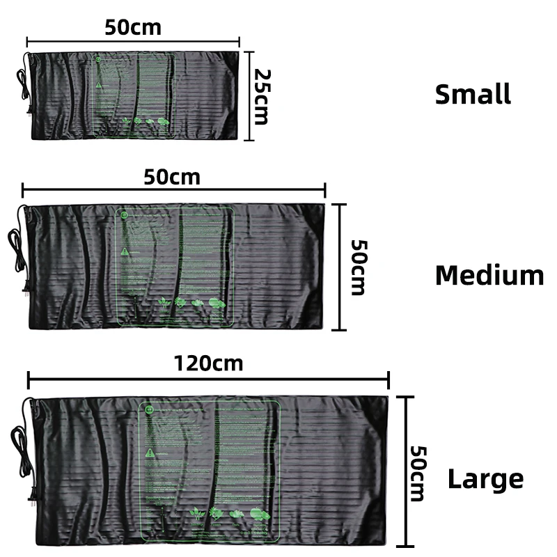 Plant Heating Mat with Digital Thermostat Controller for Seed Starting Greenhouse Rooting Germination Grow Pad EU US UK AU PLUG