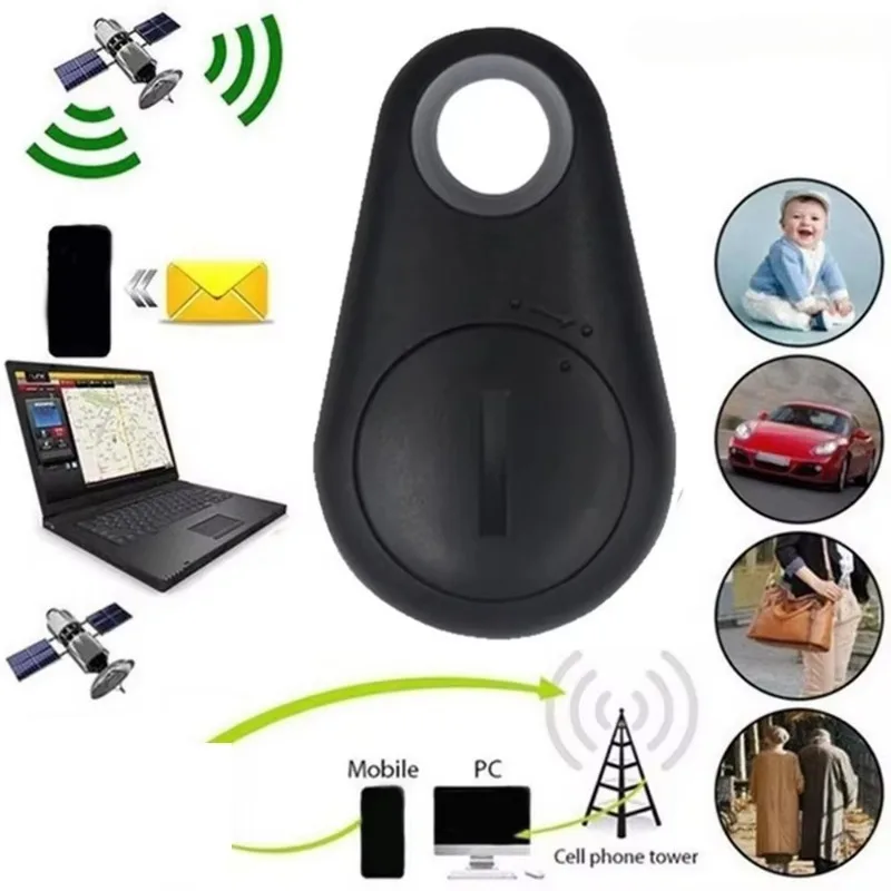 Mini Fashion Smart Dog Pets Bluetooth 4.0 GPS Tracker Anti-lost Alarm Tag Wireless Child Bag Wallet Key Finder Locator image 2