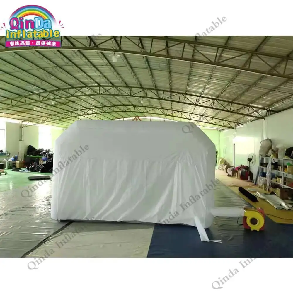 Car Spraying Paint Room 7x4x2.5m Oxford Cloth Inflatable Spray Booth For Car Painting