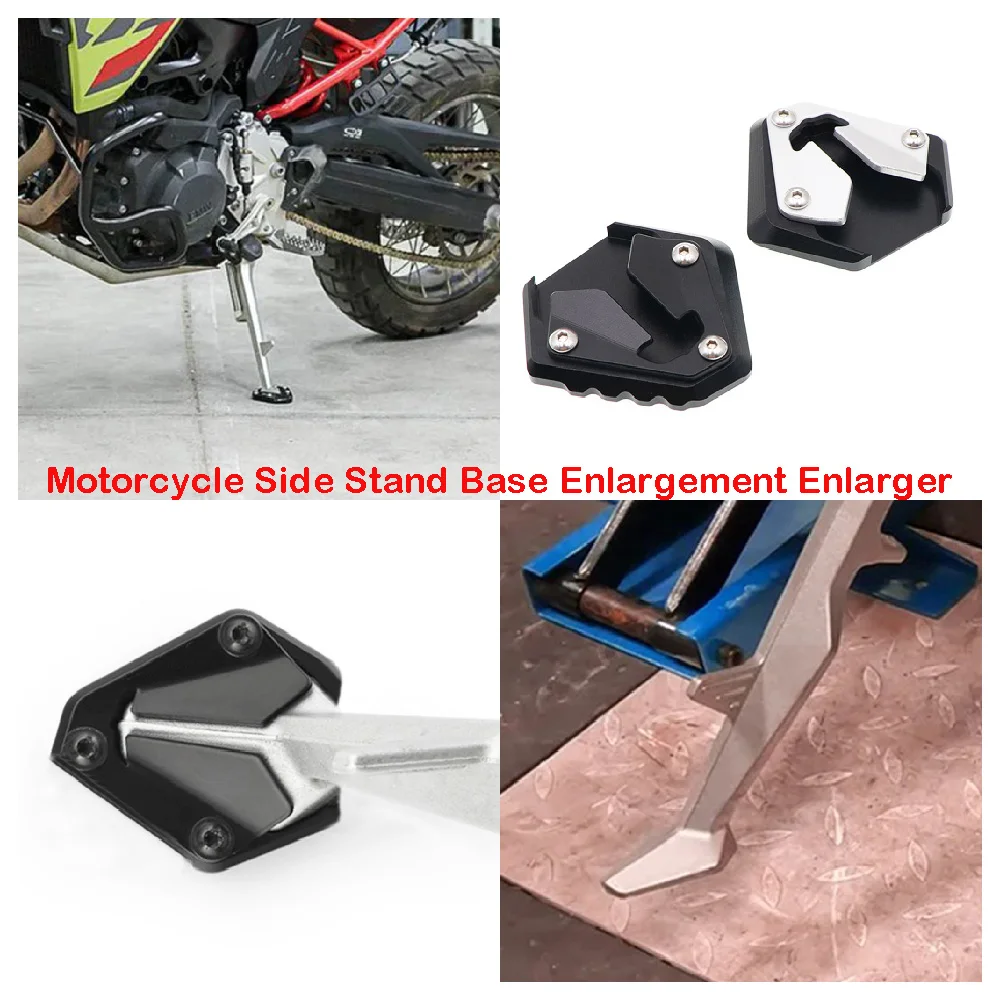 For BMW F800GS 2024 F900GS ADV GS F900 Adventure ABS 2025 2026 Motorcycle Side Stand Base Enlarger Extension Extender Widener