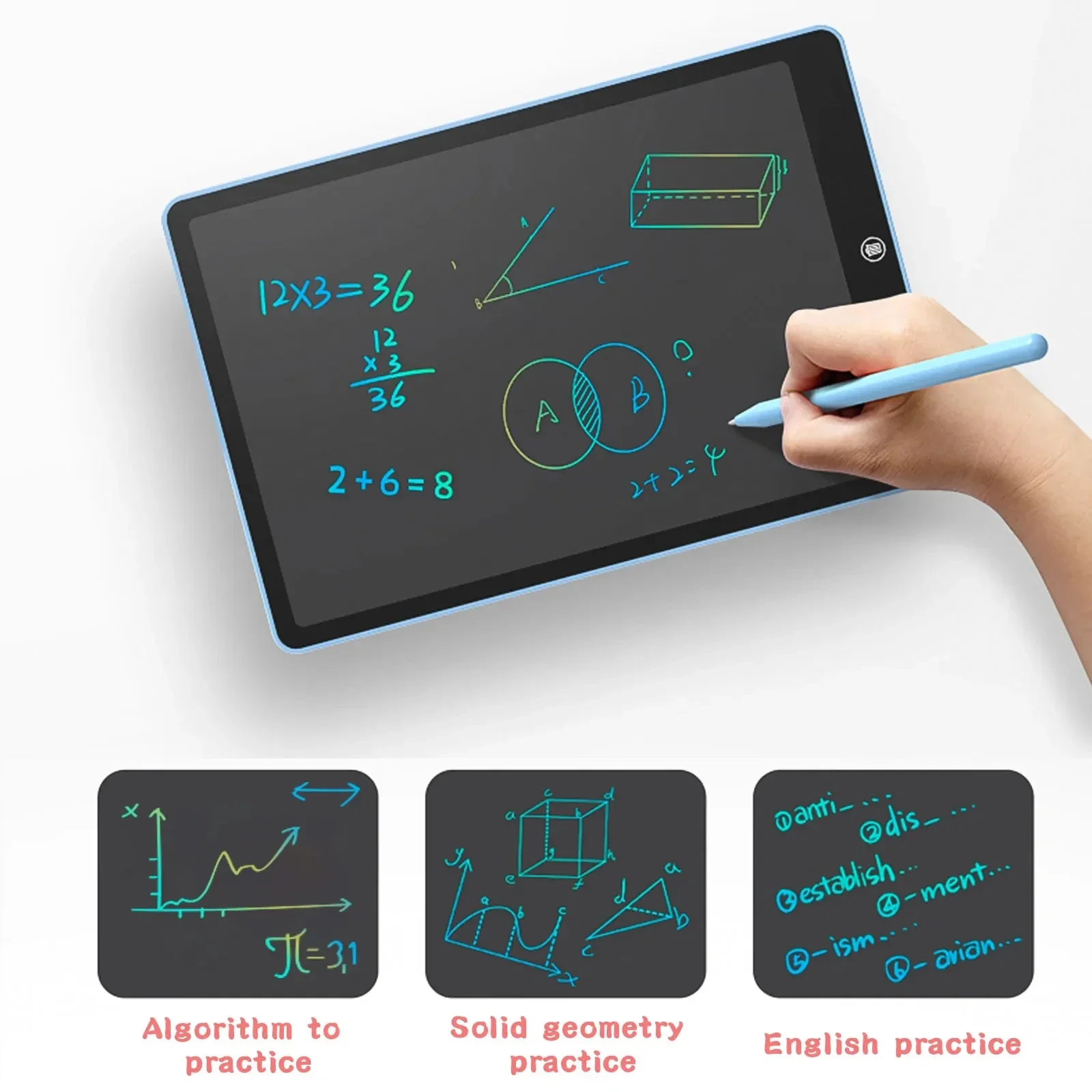 16 "السبورة السحرية للأطفال LCD رسم الكتابة على الجدران اللوحي اللعب دفتر رقمي رسالة مجلس لوحة الكتابة هدايا الاطفال