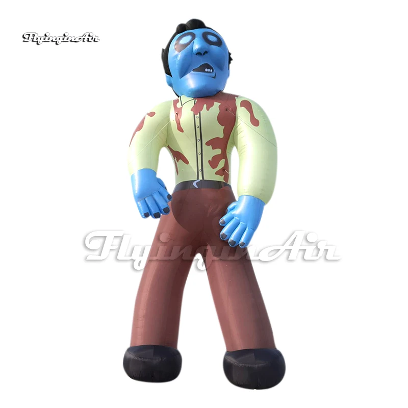 Customized Inflatable Zombie Halloween Monster 3m/6m Air Blow Up Evil Cannibal Zombie For Hallowmas Decoration