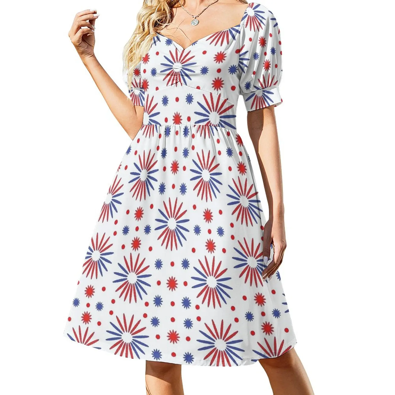 

July 4th Celebration Sleeveless Dress women's dresses luxury summer dresses for women 2023