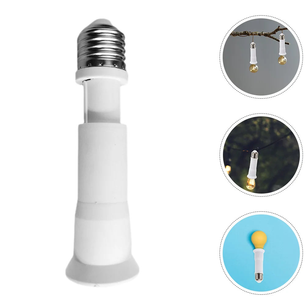 Lamp Adapter Light Bulb Base Plug Holder E27 Extension Socket Extender Outdoor Bulbs