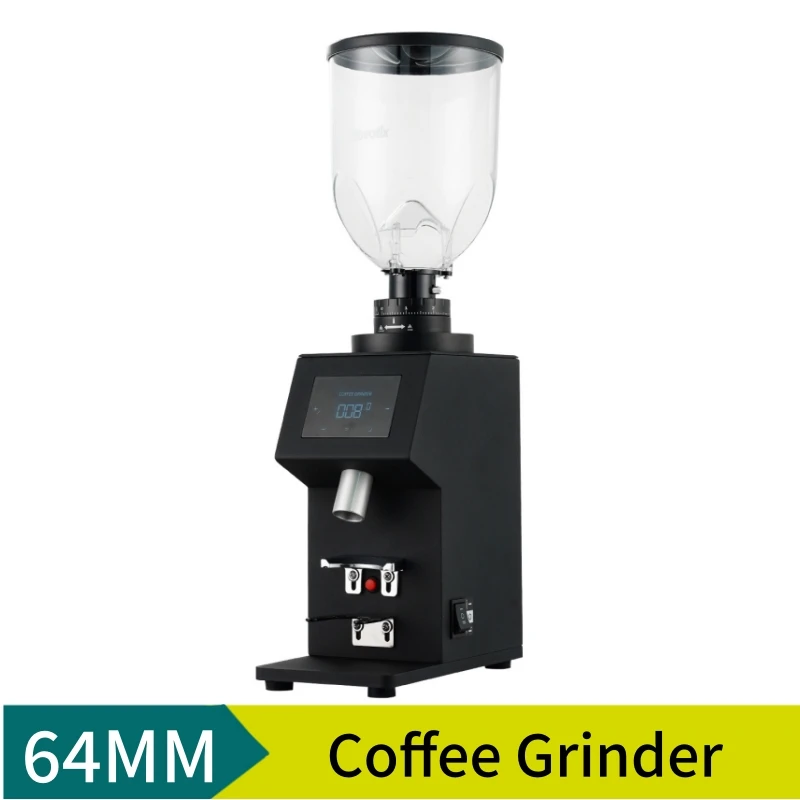 Electric Coffee Grinder with Touch Screen Big Capacity Coffee Bean Mill for Home Coffee Shops Hotels