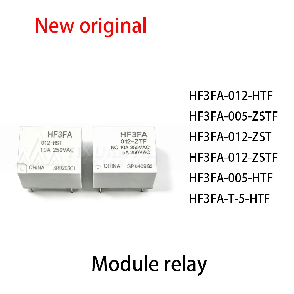 (10pcs) 100% New relay HF3FA-012-HTF HF3FA-005-ZSTF HF3FA-012-ZST HF3FA-012-ZSTF HF3FA-005-HTF HF3FA-T-5-HTF