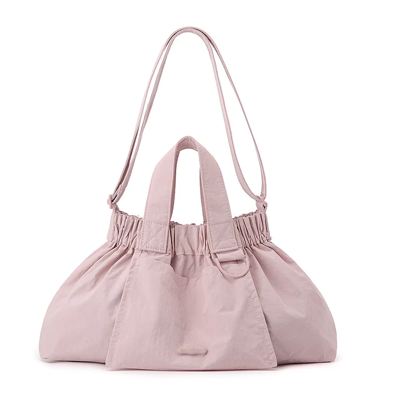 New Korean style niche design handbag, one shoulder crossbody, women's bag, casual and foldable Wrinkled cloud bag bolsos mujer