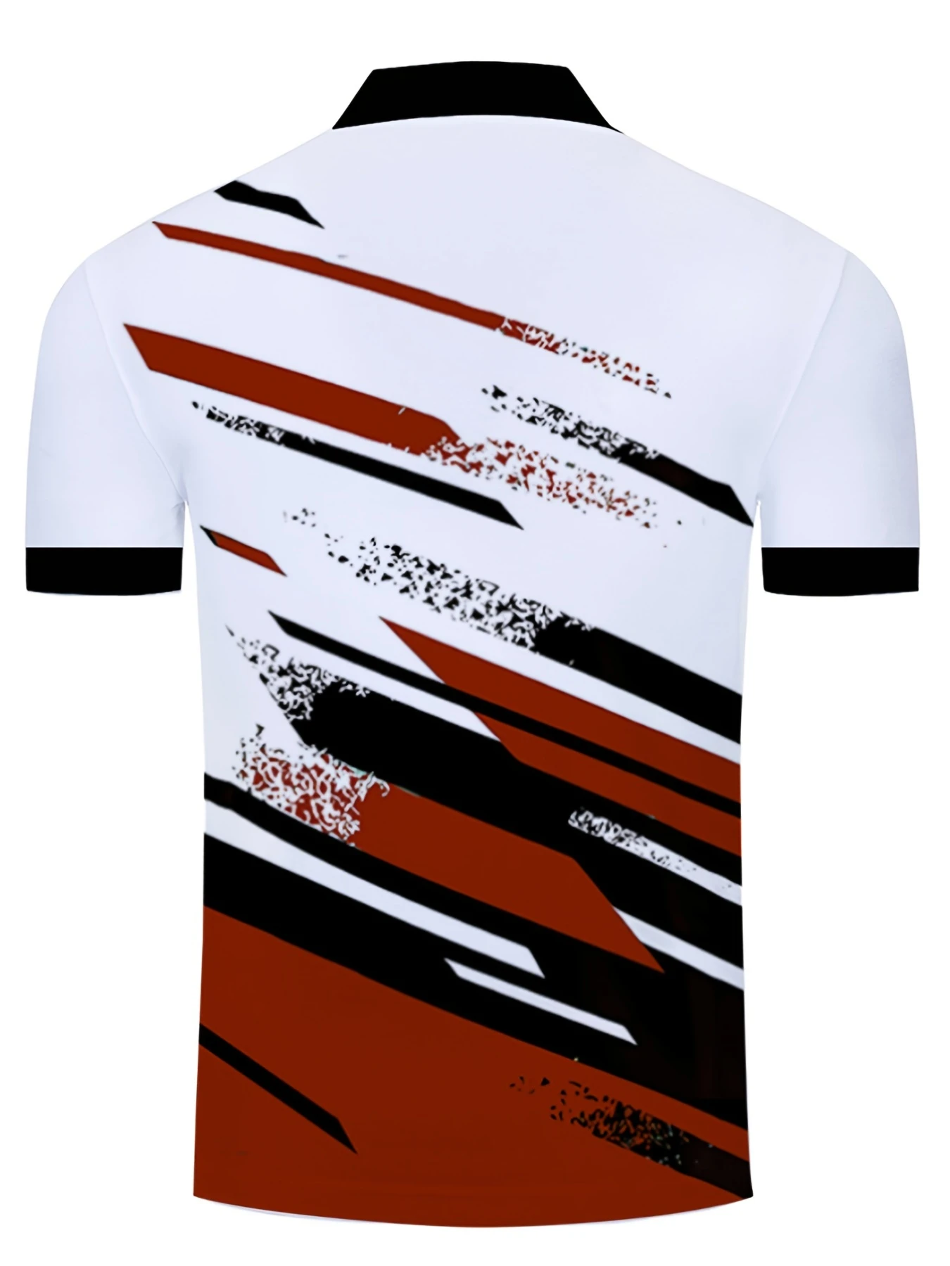 Summer Fashion Colorful Vector Stripe Design 3D Printing Fast Drying Polo Shirt Business Elite Sports Shirt Large Size
