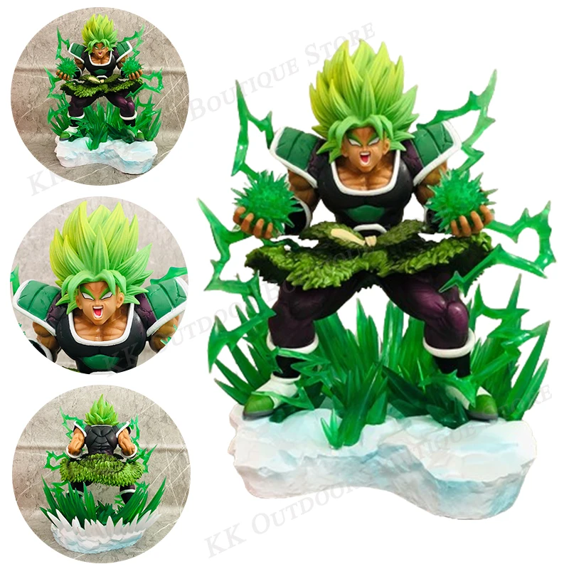 

25cm Dragon Ball Figure Broly Action Figures Anime Figurine Furious Brolly Super Saiyan PVC GK Statue Collection Model Toys Gift