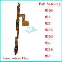 For Samsung Galaxy M10S M11 M30S M21 M21S M31 M31S M51 Power On Off Switch Volume Key Button Ribbon Flex Cable