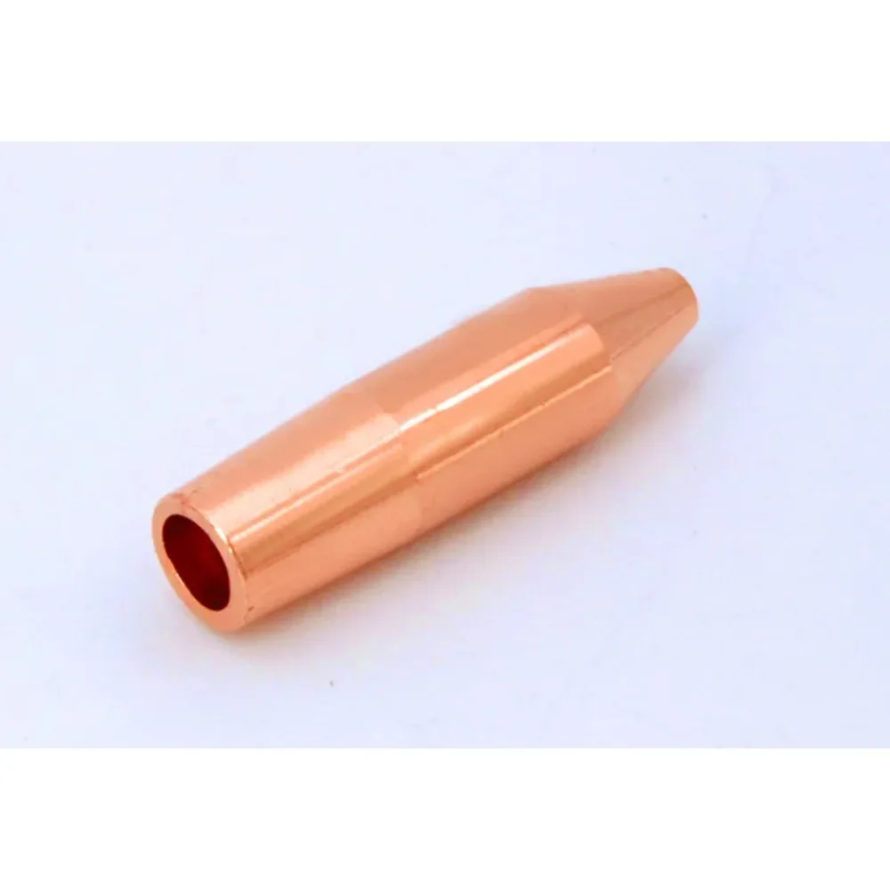 10Pcs High Hardness C18200 Copper Resistance Welding Electrode Tip, 13x60mm Electrode Head for Industrial Pneumatic Spot Welder