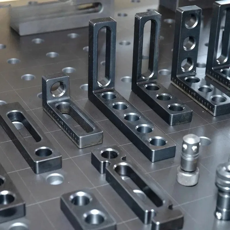 Welding Table Clamp Accessory Locating Angle Locating Bar for 3D 28mm D28 Welding Table Right Angle Fixture Support Tool