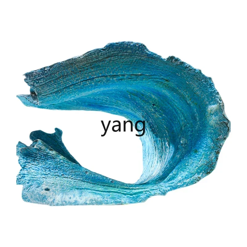 LMM ornament creative waves churning fiberglass sculpture sales office decoration