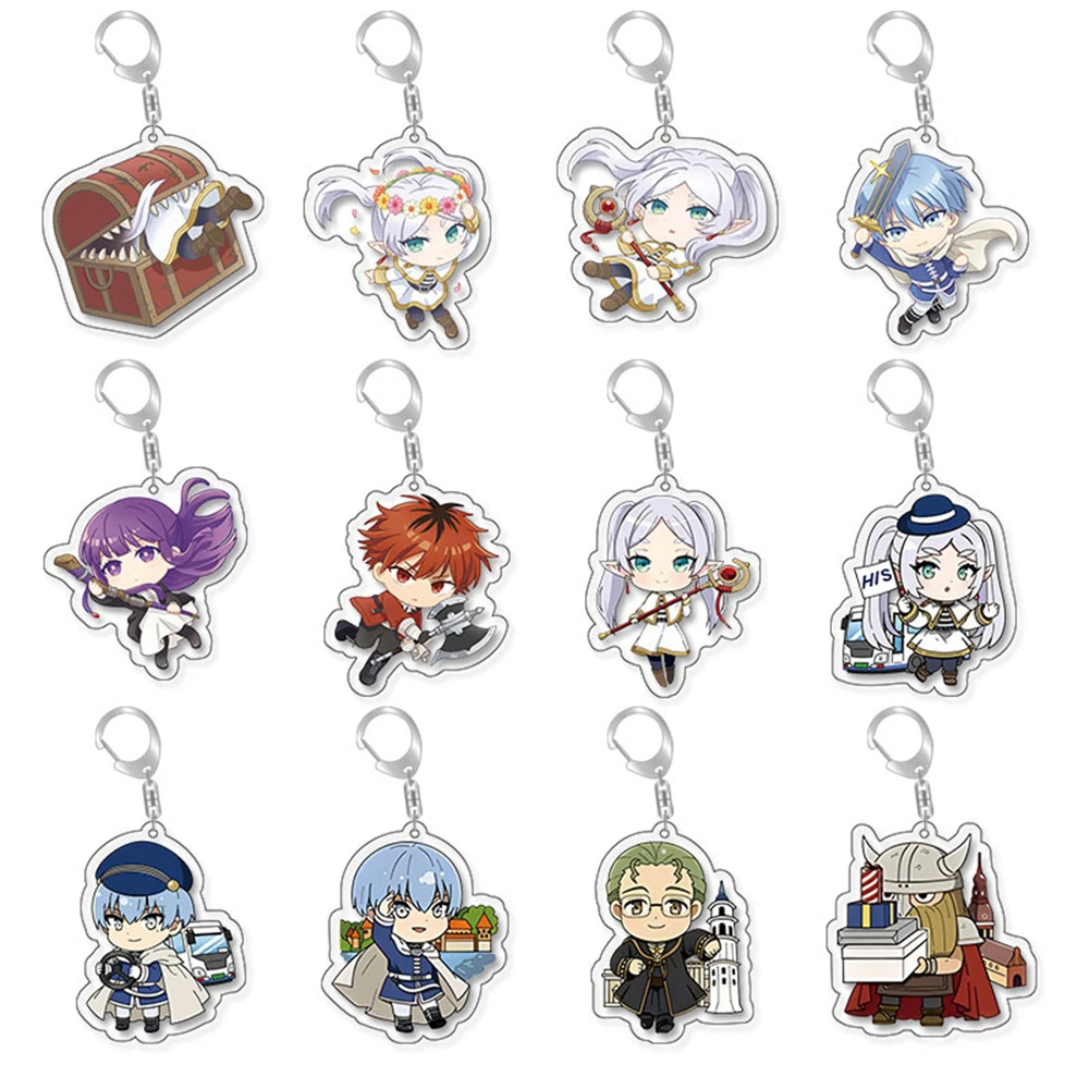 أنيمي فريرين: ما وراء نهاية الرحلة هيميل هايتر آيسين السرخس ستارك سين المفاتيح تأثيري الاكريليك قلادة كيرينغ الدعامة عيد الميلاد جيلف #1