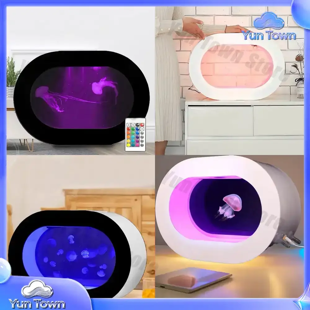 Professional Jellyfish tank Desktop Fish tank Aquarium Live Jellyfish Breeding Ornamental