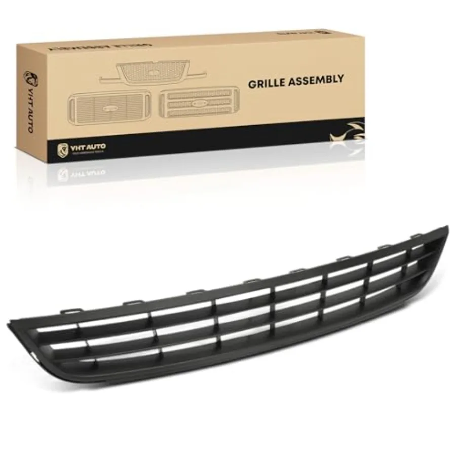 

Front Grille Assembly Fits Volkswagen Jetta 2011-2014 Sedan Bumper Grill w/Badge Slot with Black Shell Resistant Heat Corrosion