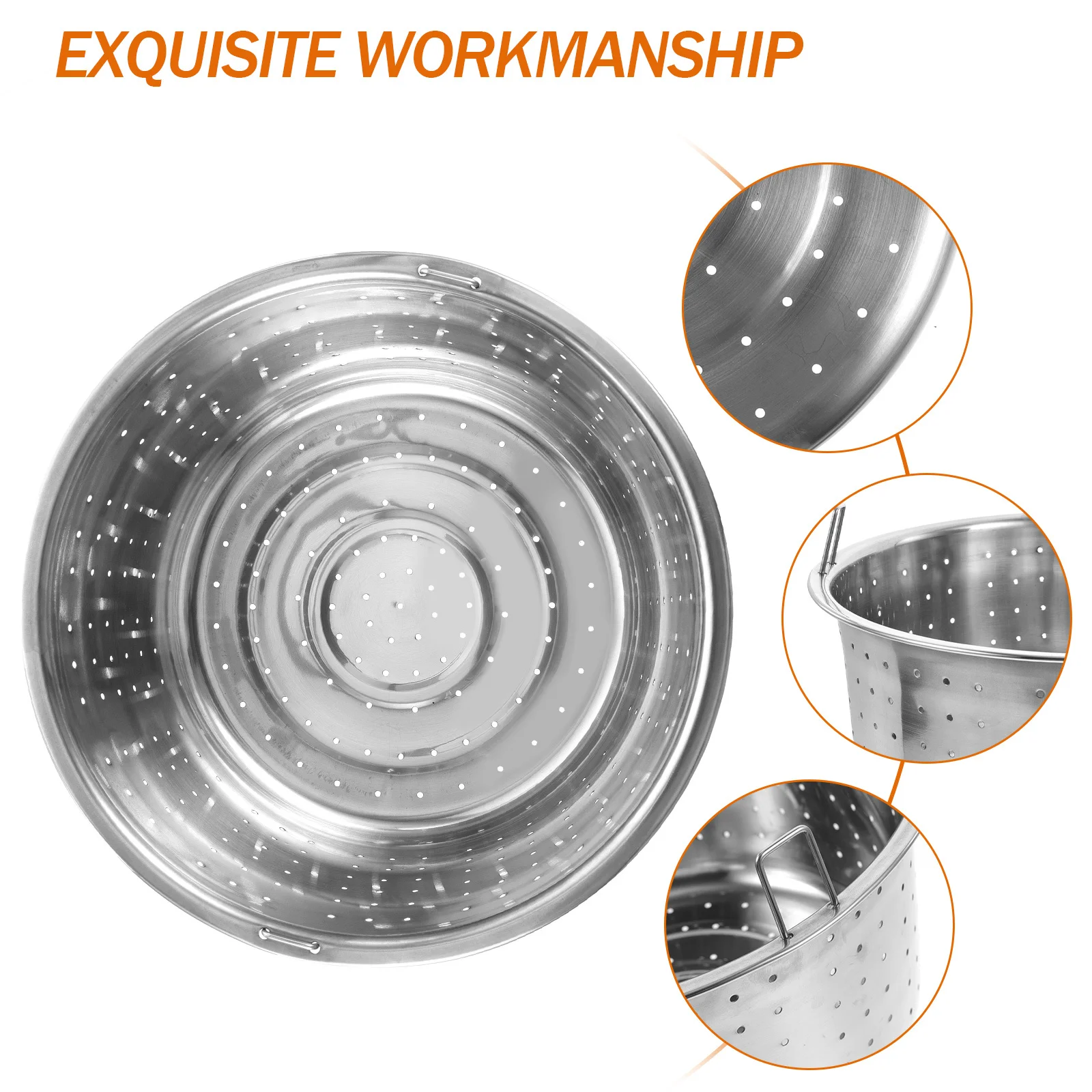 

Steaming Basket Stainless Steel Round Steamer Insert For Pot Multi-Function Steam Rack Rice Cooker Accessories Dumplings