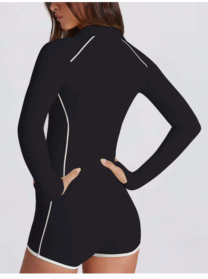 New Quick-drying Yoga Clothes Long-sleeved Sports Fashion Bodybuilding Slim Top Zipper Sunscreen Clothes Breathable Jacket