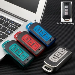 TPU Car Key Case Key Protector Holder Key Cover Shell for Mitsubishi/Outlander/Lancer 10/Pajero/Sport ASX RVR L200 Eclipse/Cross