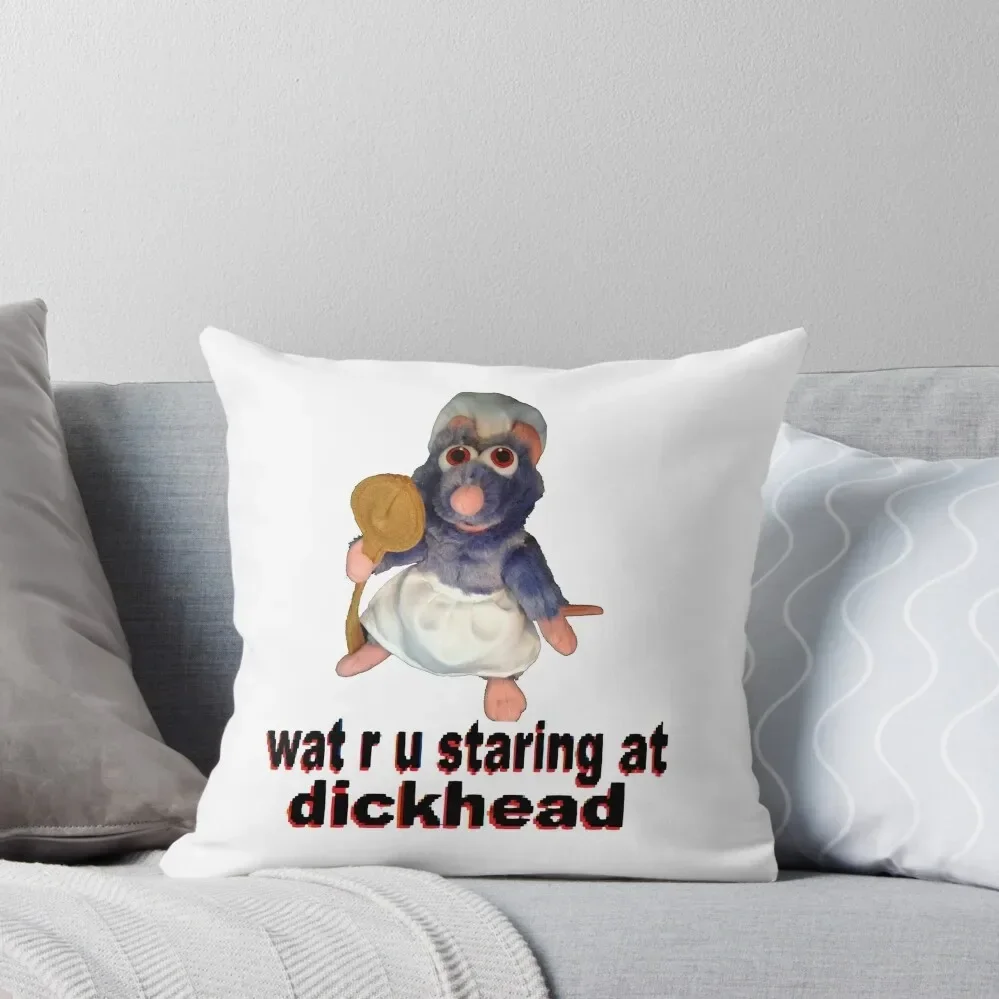 

Wat r u staring at Throw Pillow Cushion Child Cushions pillow cover luxury Cusions Cover pillow