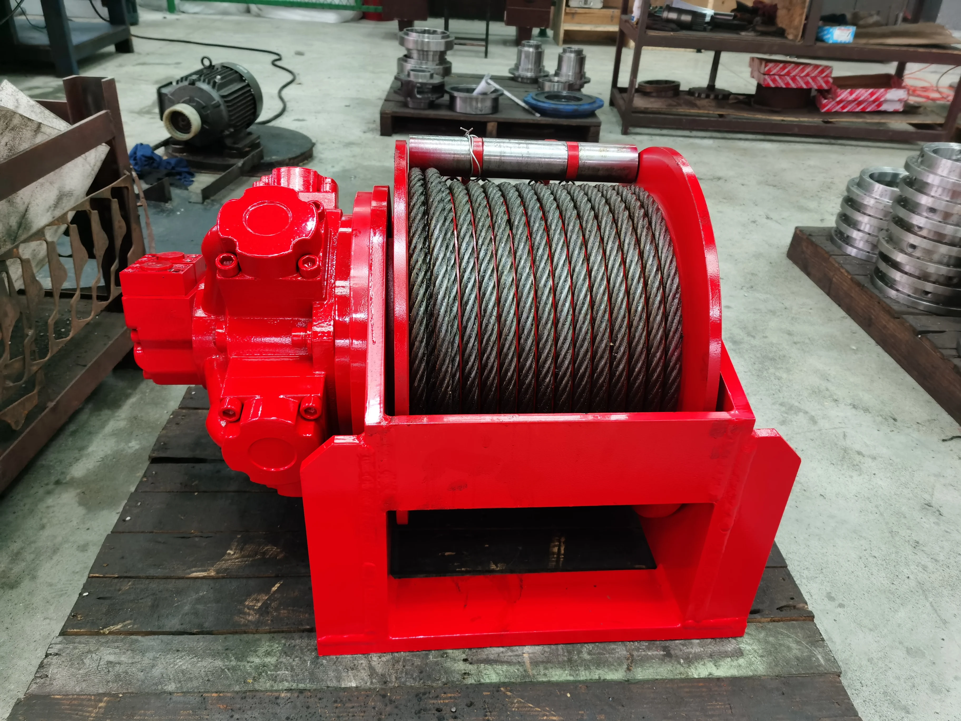Lifting Equipment 2/3/4/5/6/8/10/12/15/20/30 Ton Truck/Tractor/Drilling Rig/Excavator/Marine Boat/Crane Hydraulic Winch