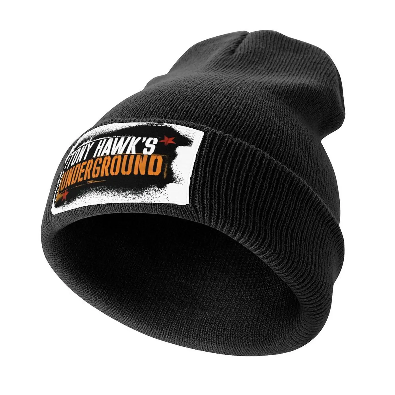 

Tony Hawk's Underground Logo Knitted Cap Designer Hat birthday beach hat For Women 2025 Men's