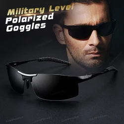 CoolPandas-gafas De Sol polarizadas De aluminio para hombre y mujer, lentes De espejo para conducir, UV400