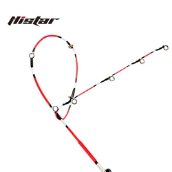 Histar Fuji 55CM elasticità ad alta sensibilità Nightlight punta per canna da pesca in fibra di carbonio importata Full o Half Titanium