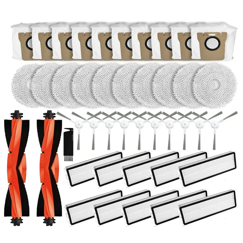 

N10R-для Xiaomi Mijia Omni 2 C102CN, B101CN, B116, X10 + запасные части, аксессуары, основная боковая щетка, фильтр, швабра, мешки для пыли