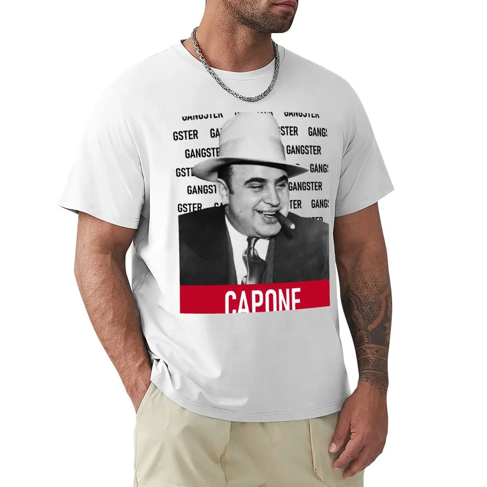 Al Capone T-Shirt quick-drying shirts graphic tees korean fashion black t  for men