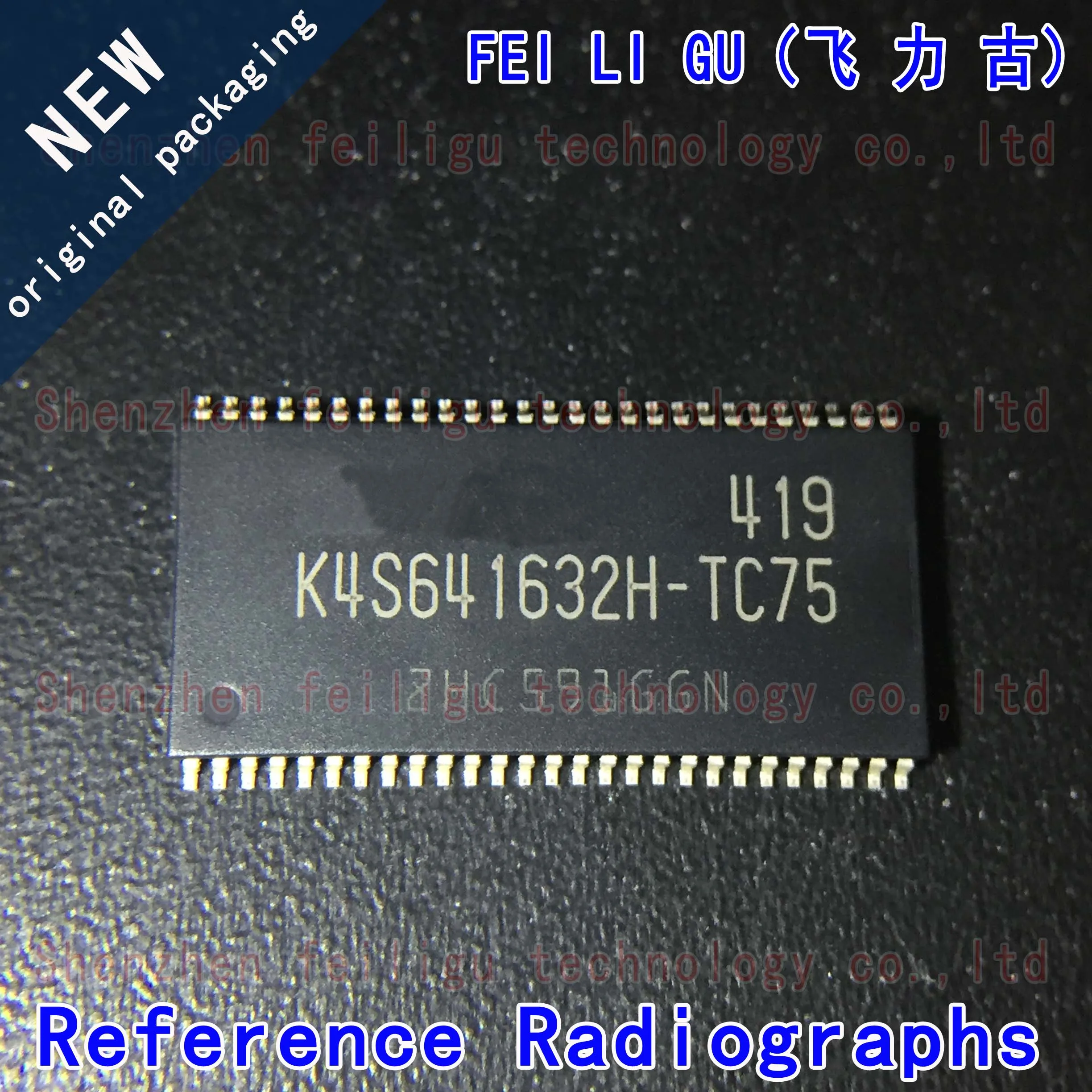 1~30PCS 100% New original K4S641632H-TC75 K4S641632H Package:TSOP54 Dynamic SDRAM 64Mb Memory Chip