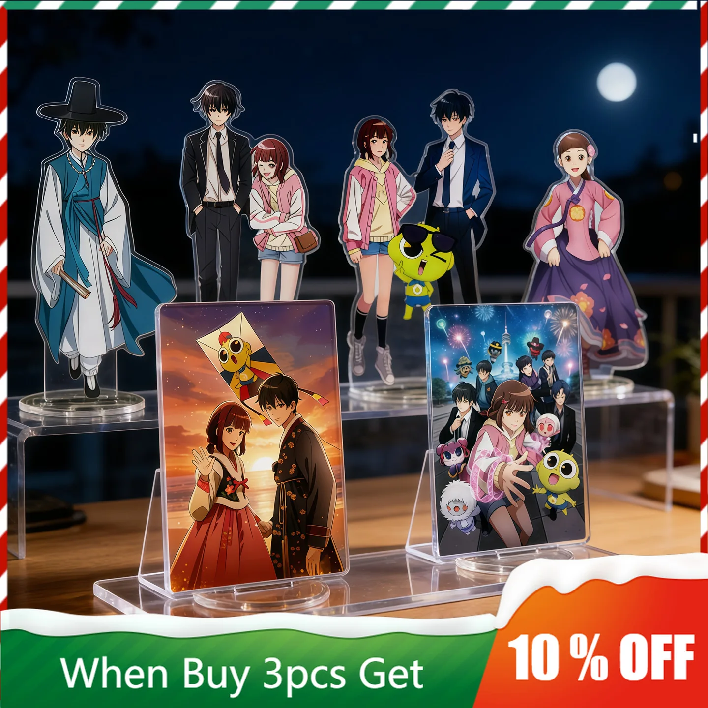 

Фигурки из аниме Mystery Apartment: акриловая подставка CP-HARI&KANGLIM-A, фигурка CP-HARI&KANGLIM-B, игрушка-подставка, подарок