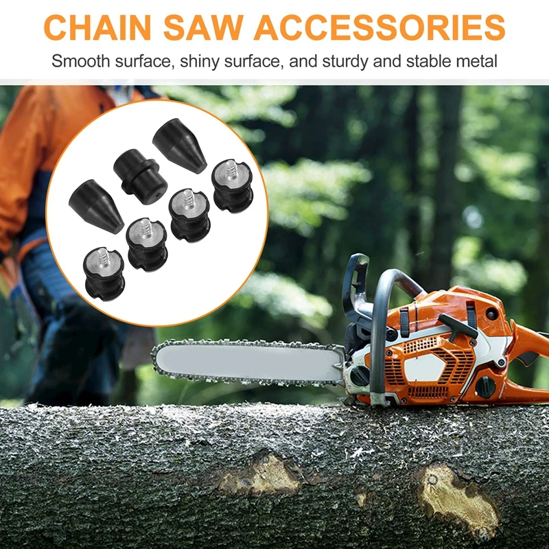 ABUL-7Pcs Rubber Front Handle Isolator Buffer Shock Mount Elements Set Kit Fit For Husqvarna 136 137 141 142 Chainsaw Parts