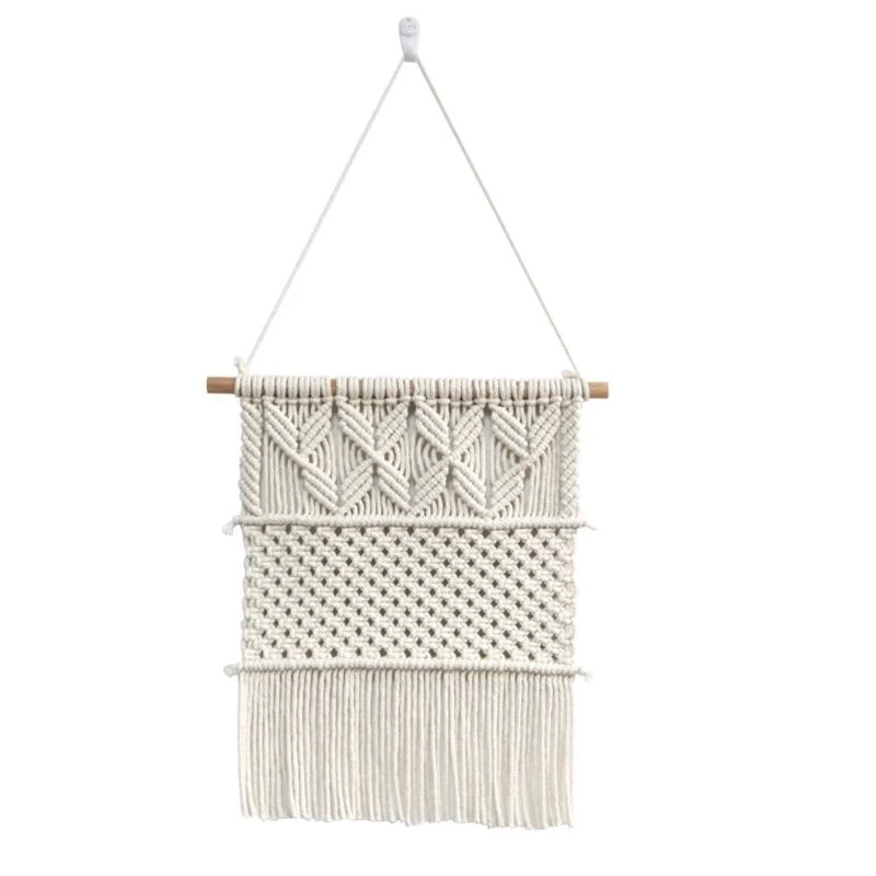 

Macrame Tapestry Storage for Earrings Bracelets Rings Display Decoration Gifts
