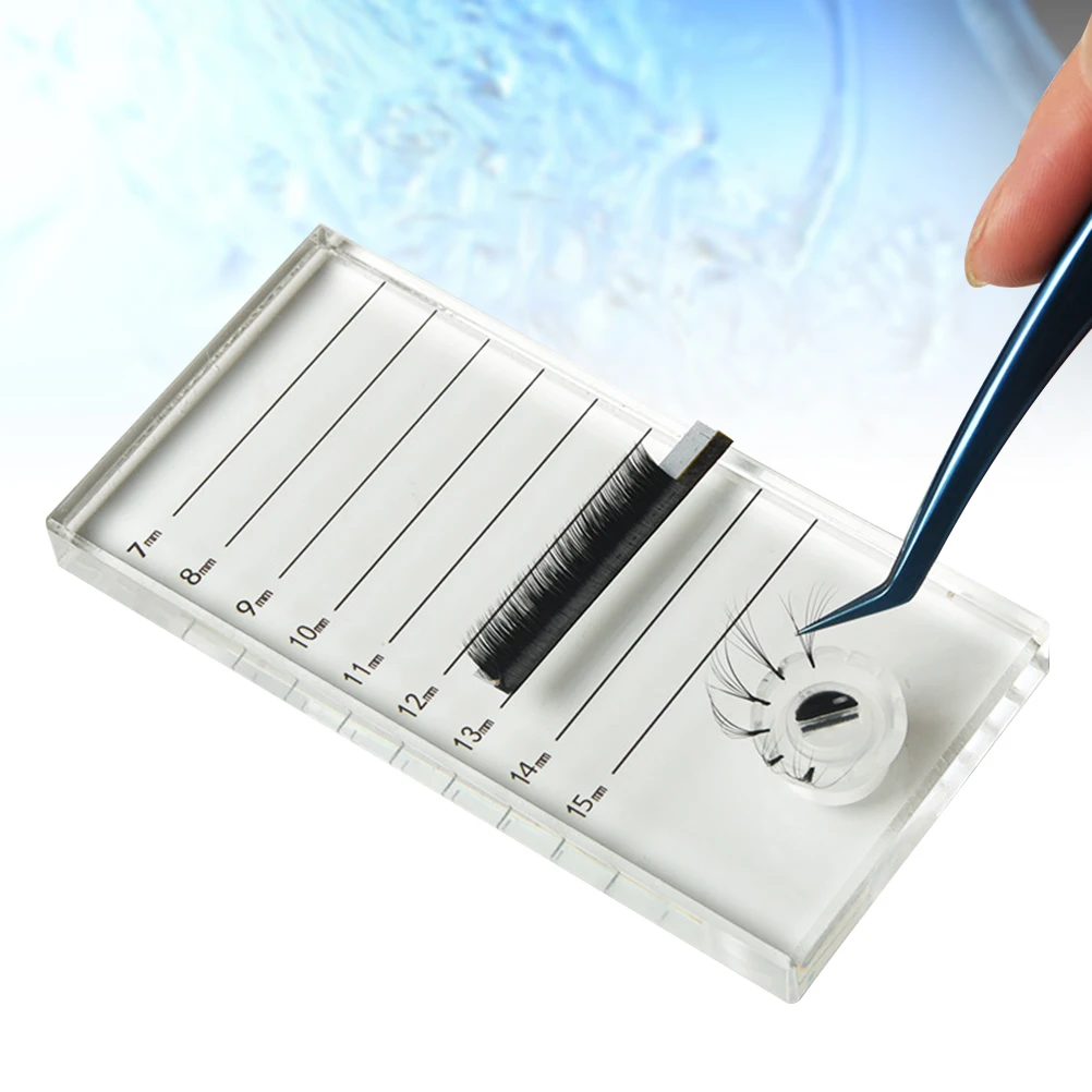 

1pc Grafting Tool Kit Waterproof Extension Glue Plate Eyelash Cups Durable Reusable Professional Home Use