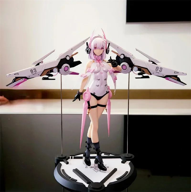 In Stock 100% Original Wings Inc Gray Raven Punishing Liv Game Statue Pvc Action Character Series Model Toy Gift 27cm