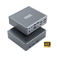 100W USB 4.0 Charge PD HDMI 4K USB a 3.0 Type C 3.2 10Gbps TF SD RJ45 1000M DC 18 in 1 Hub Thunderbolt Docking Station