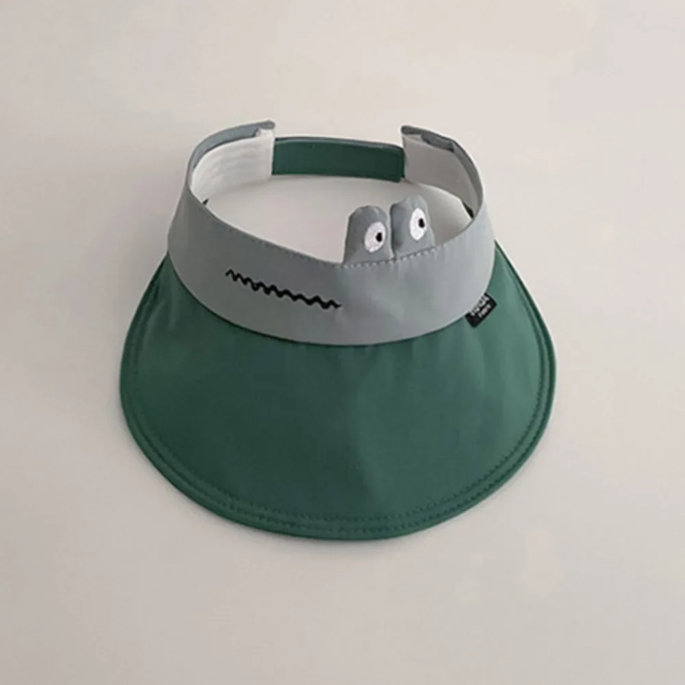 

Comfortable Breathable Baby Sun Hat Korean Style Quick-dry Kids Empty Top Cap Animal Anti UV Children Sunshade Hat Travel