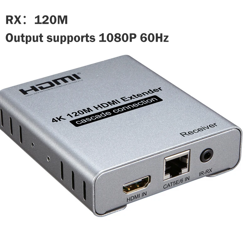 4K 4x4 HDMI Switch Splitter Extender 4 in 4 out over Cat5e/6 to 60M 120M HDMI Switch Extender with 4-port UTP Video Audio Switch