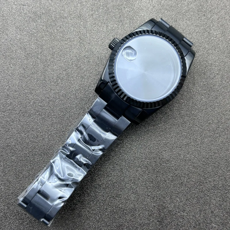 مشاهدة تعديل الملحقات 36/39 مللي متر ل الكلب الأسنان حلقة سجل حزام صالح ل NH35/36 عيار الياقوت #5