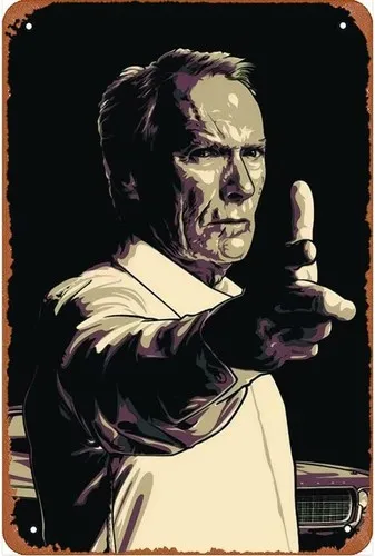 Gran Torino (2008) Poster, Blechschild, Metall, Pub, Wandkunst, Dekoration