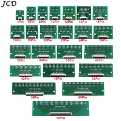 JCD 1Piece FPC/FFC Flat Cable Transfer Plate 0.5mm 1mm to 2.54mm Spacing Connector Flexible Flat Cable Adapter Board
