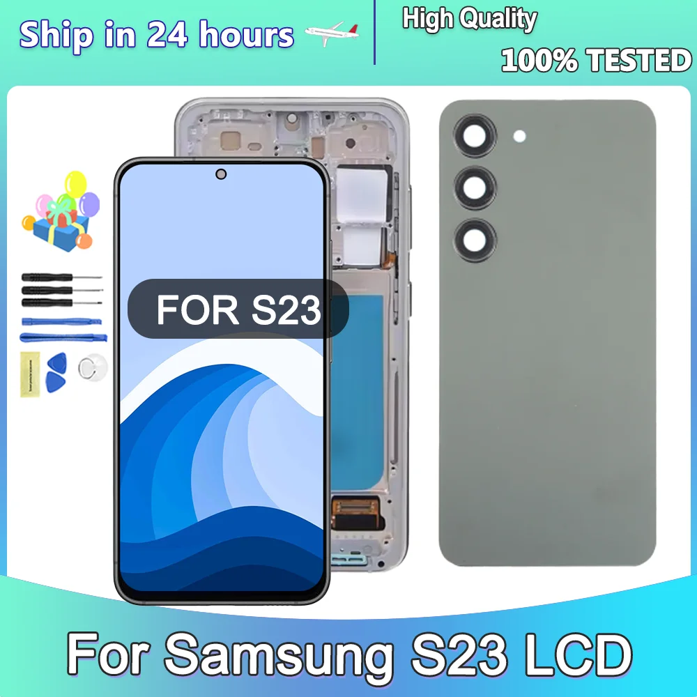 

TFT S23 LCD For Samsung Galaxy S23 S911B S911B/DS Lcd Display Digital Touch Screen Assembly Replacement