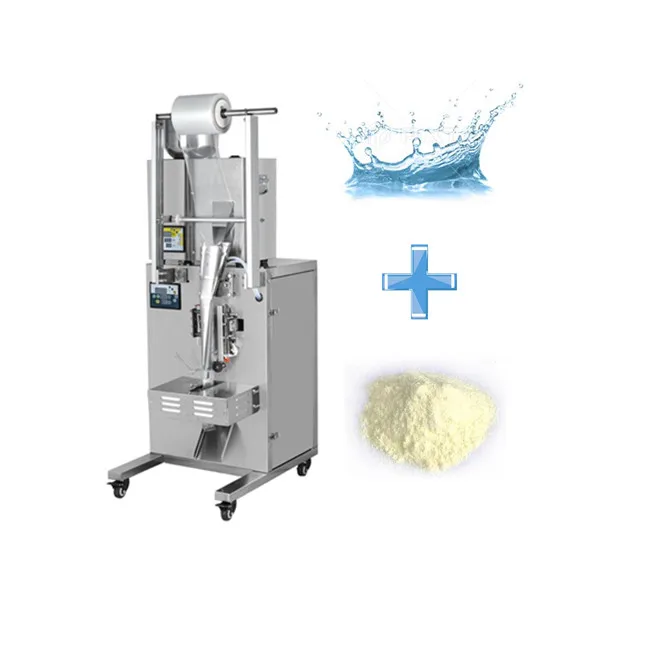 Small Vertical Bag Filling & Sealing Machine for Food Liquid Powder Packaging Foil Paper Film for Small Plastic Sachet Packaging