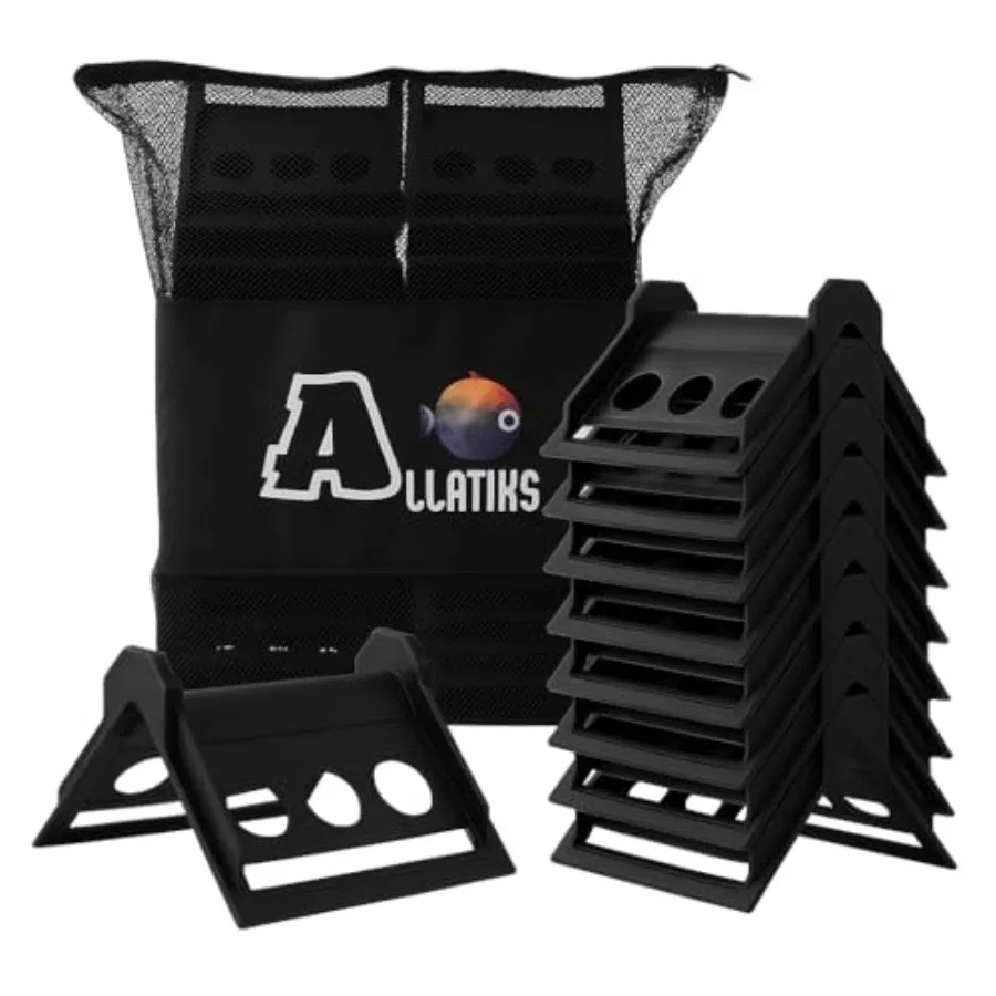 

32 Pack 4" Flatbed Edge Protectors with Carrying Case - 4" Winch Ratchet Straps - Plastic Corner Protectors for Flatbed Cargo L