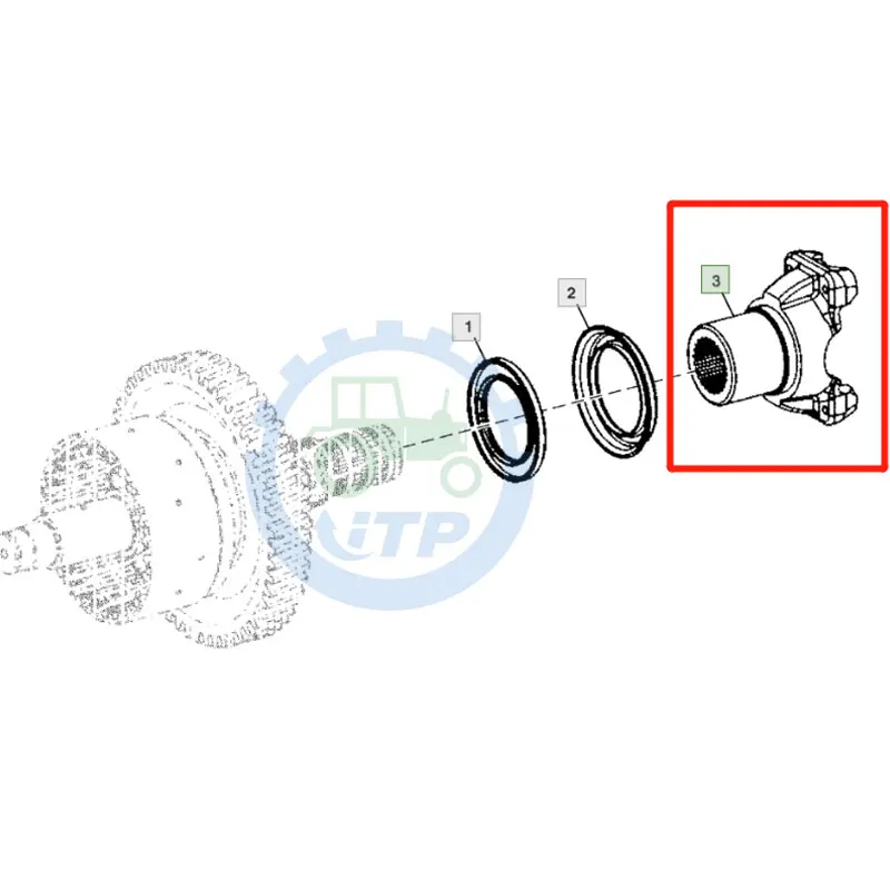 AT326544 AT177701 Drive Yoke Fit for Backhoe Loader 310J 310K 210K 210LE 210LJ 310E 310G