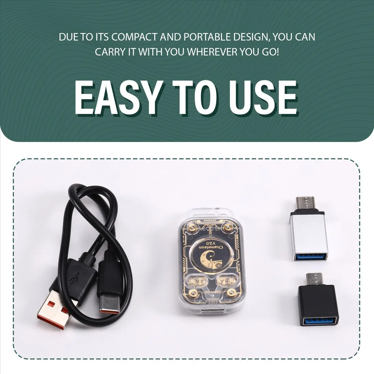 

Chameleon V2.0 RFID Smart Chip Reader Emulator Restart Smart Card Emulator 125Khz 13.56Mhz Card Decode NFC Duplicator