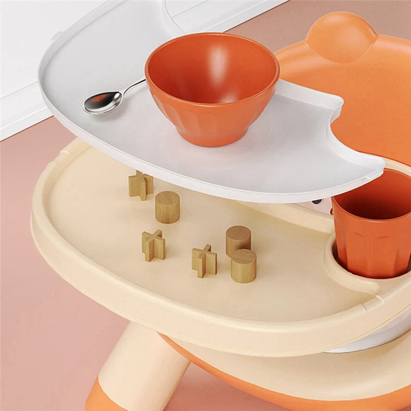 AB39-كرسي طعام للأطفال، مسند ظهر لكرسي الأطفال يتعلم الجلوس على مقعد صغير، مقعد طاولة للأطفال قابل للفصل #3